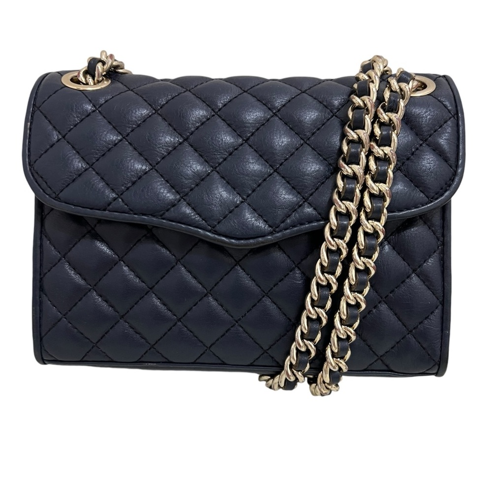 REBECCA MINKOFF Quilted Mini Affair Bag navy blue